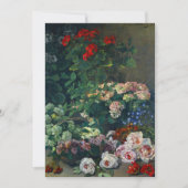 Monet Spring Flowers Save The Date (Vorderseite)