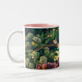 Monet Spring Flowers Zweifarbige Tasse (Links)