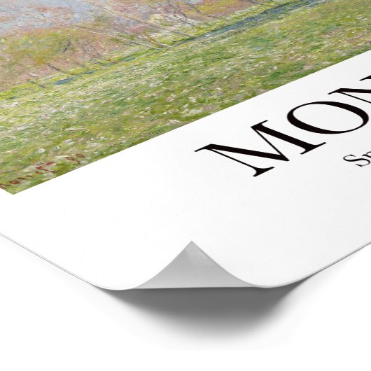 Monet Spring - The Golden Tulip Poster (Ecke)