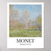 Monet Spring - The Golden Tulip Poster (Vorne)
