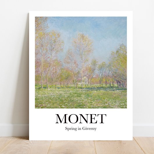 Monet Spring - The Golden Tulip Poster