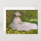 Monet Springtime Postkarte (Vorne/Hinten)