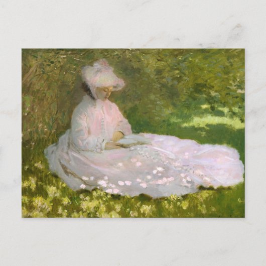 Monet Springtime Postkarte (Vorderseite)