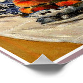 Monet - Stillleben mit Melon Poster (Ecke)