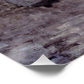 Monet - Straße des Bavolie Honfleur Poster (Ecke)