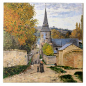 Monet - Straße in Saint-Adresse Fliese (Vorderseite)
