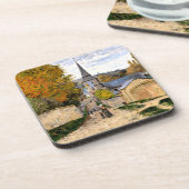 Monet - Straße in Saint-Adresse Getränkeuntersetzer (Linke Seite)