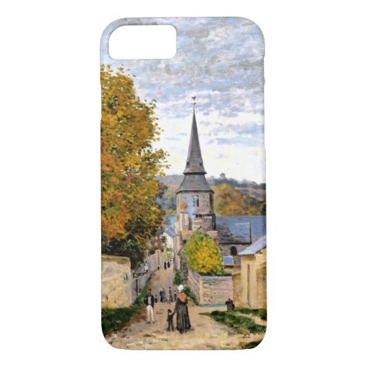 Monet - Straße in Saint-Adresse, Kunstmalerei Case-Mate iPhone Hülle (Rückseite)