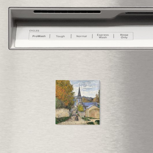 Monet - Straße in Sainte-Adresse, feine Kunst, Mag Magnet (In Situ (Geschirrspüler))