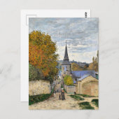 Monet - Straße in Sainte-Adresse, Postkarte (Vorne/Hinten)