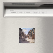 Monet - Street of the Bavolle Honfleur Magnet (In Situ (Geschirrspüler))