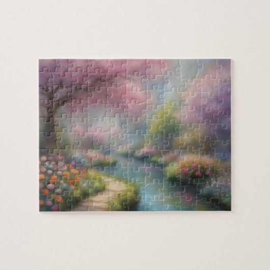 Monet Style Fantasy Puzzle (Horizontal)
