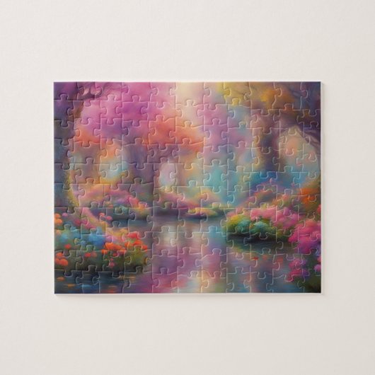 Monet Style Fantasy Puzzle (Horizontal)