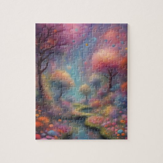 Monet Style Fantasy Puzzle (Vertikal)