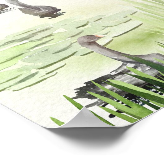 Monet Style Gazebo Floral Art Print Poster (Ecke)