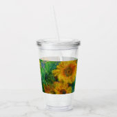 Monet Sunblumen Acryltrinkbecher (Links)