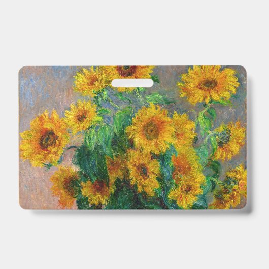 Monet Sunblumen Ausweis (Vorderseite)