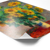 Monet Sunblumen Fotodruck (Ecke)