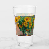 Monet Sunblumen Glas (Vorderseite)