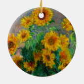 Monet Sunblumen Keramik Ornament (Hinten)