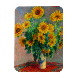 Monet Sunblumen Magnet