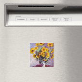 Monet Sunblumen Magnet (In Situ (Geschirrspüler))