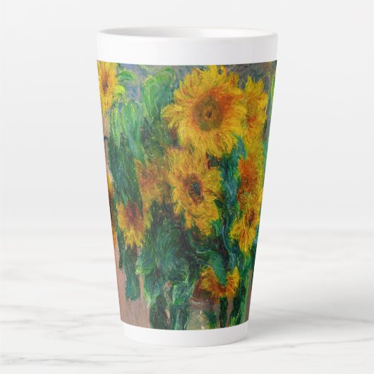 Monet Sunblumen Milchtasse (Vorderseite)