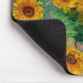Monet Sunblumen Mousepad (Ecke)