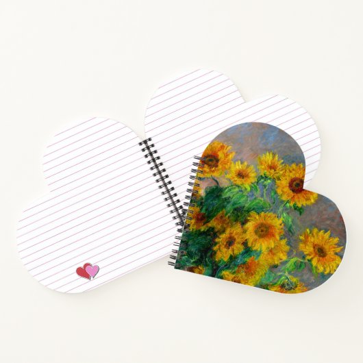 Monet Sunblumen Notizblock (Innenseite)