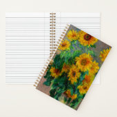 Monet Sunblumen Notizblock (Innen)