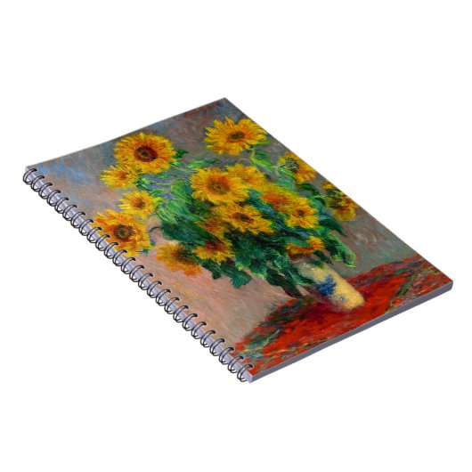 Monet Sunblumen Notizblock (Rechte Seite)