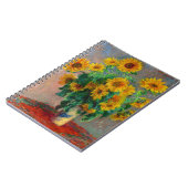 Monet Sunblumen Notizblock (Linke Seite)