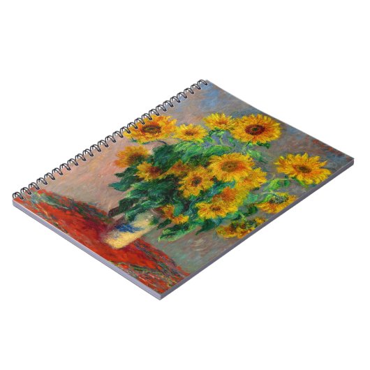 Monet Sunblumen Notizblock (Linke Seite)