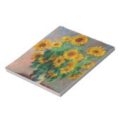 Monet Sunblumen Notizblock (Rotiert)