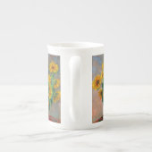 Monet Sunblumen Porzellantasse (Rückseite)