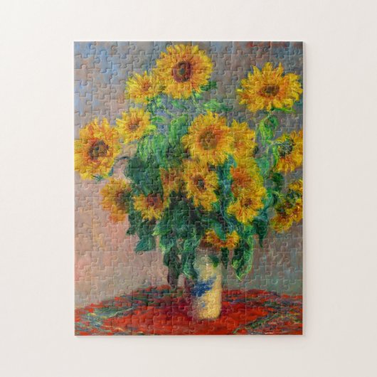 Monet Sunblumen Puzzle (Vertikal)