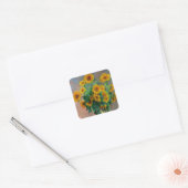 Monet Sunblumen Quadratischer Aufkleber (Umschlag)