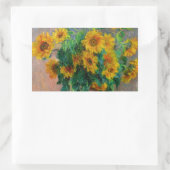 Monet Sunblumen Rechteckiger Aufkleber (Tasche)