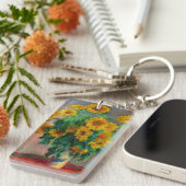 Monet Sunblumen Schlüsselanhänger (Vorderseite rechts)