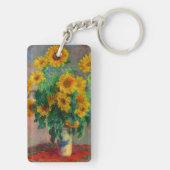 Monet Sunblumen Schlüsselanhänger (Rückseite)