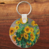 Monet Sunblumen Schlüsselanhänger (Vorderseite)