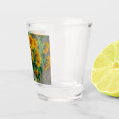 Monet Sunblumen Schnapsglas (Rechts)
