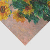 Monet Sunblumen Seidenpapier (Ausschnitt)