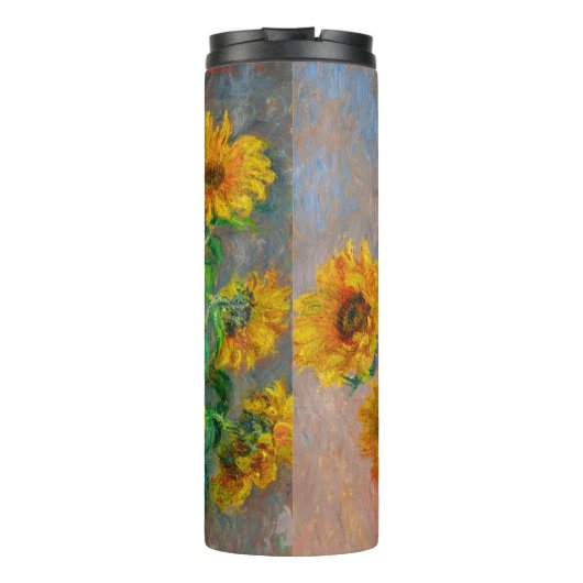 Monet Sunblumen Thermosbecher (Rückseite)