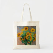 Monet Sunblumen Tragetasche (Vorne)