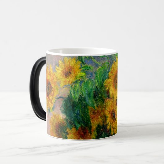 Monet Sunblumen Verwandlungstasse (Vorderseite Links)