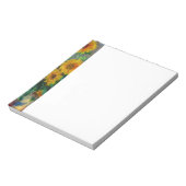 Monet Sunflowers Notizblock (Rotiert)