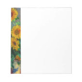 Monet Sunflowers Notizblock (Vorderseite)