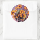 Monet Sunflowers Stickers (Tasche)