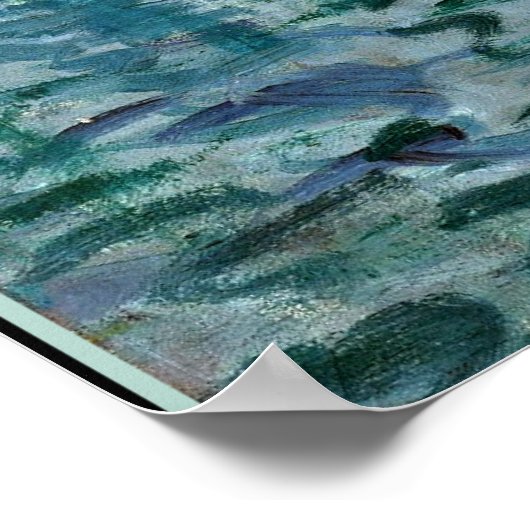 Monet - Sunrise (Marine), Fine Art, Poster (Ecke)